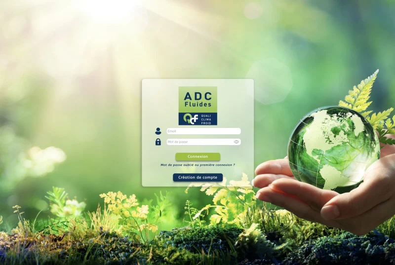 Visuel d'illustration de la nouvelle plateforme ADC Fluides de Qualiclimafroid